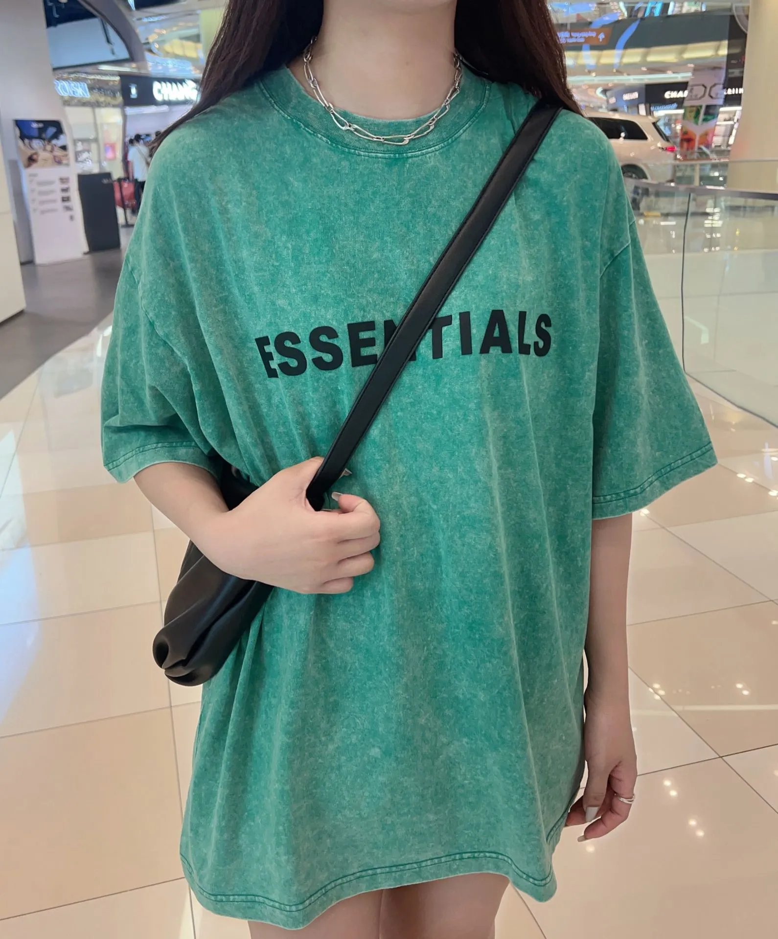 Fear of God Essentials Acid Wash Pink T-Shirt - 18