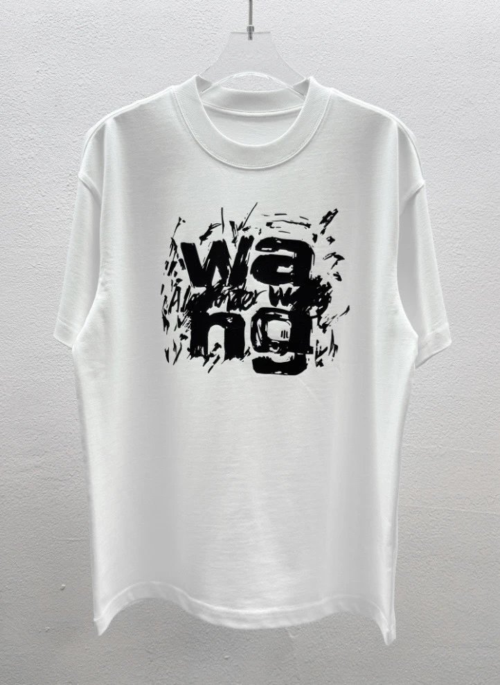 Alexander Wang Logo Neckband T-Shirt Black - 13
