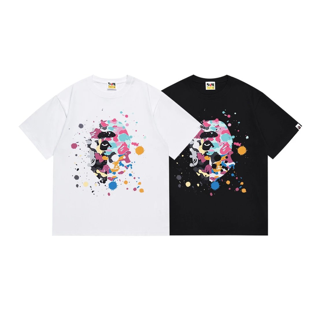 A Bathing Ape Graphic Print White T-Shirt - 5