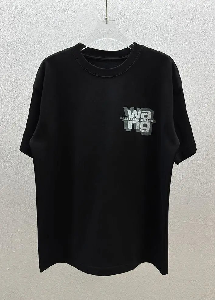 Alexander Wang Logo Neckband T-Shirt Black - 28