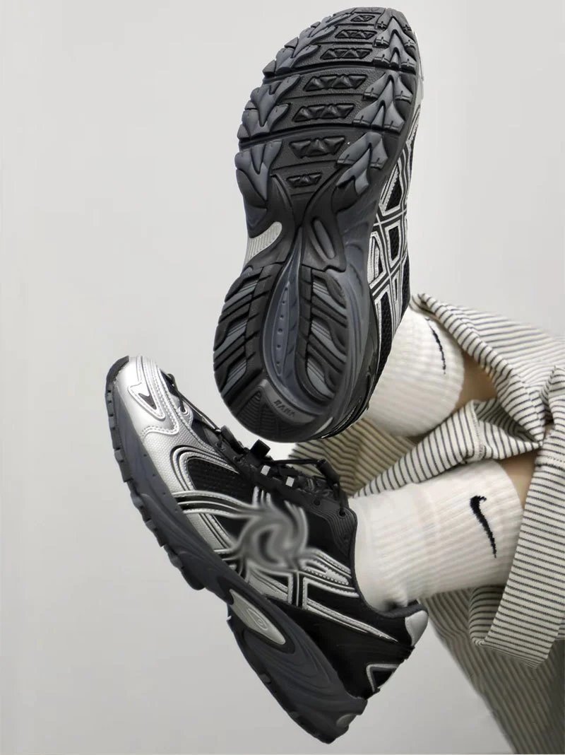 Design Silver Reflective Mesh Running Sneakers Running Shoes - 14