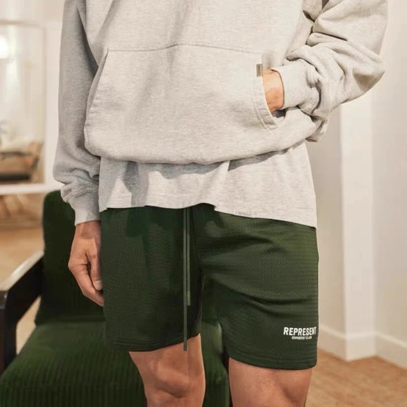 Represent Owners' Club Mesh Shorts Black - 16