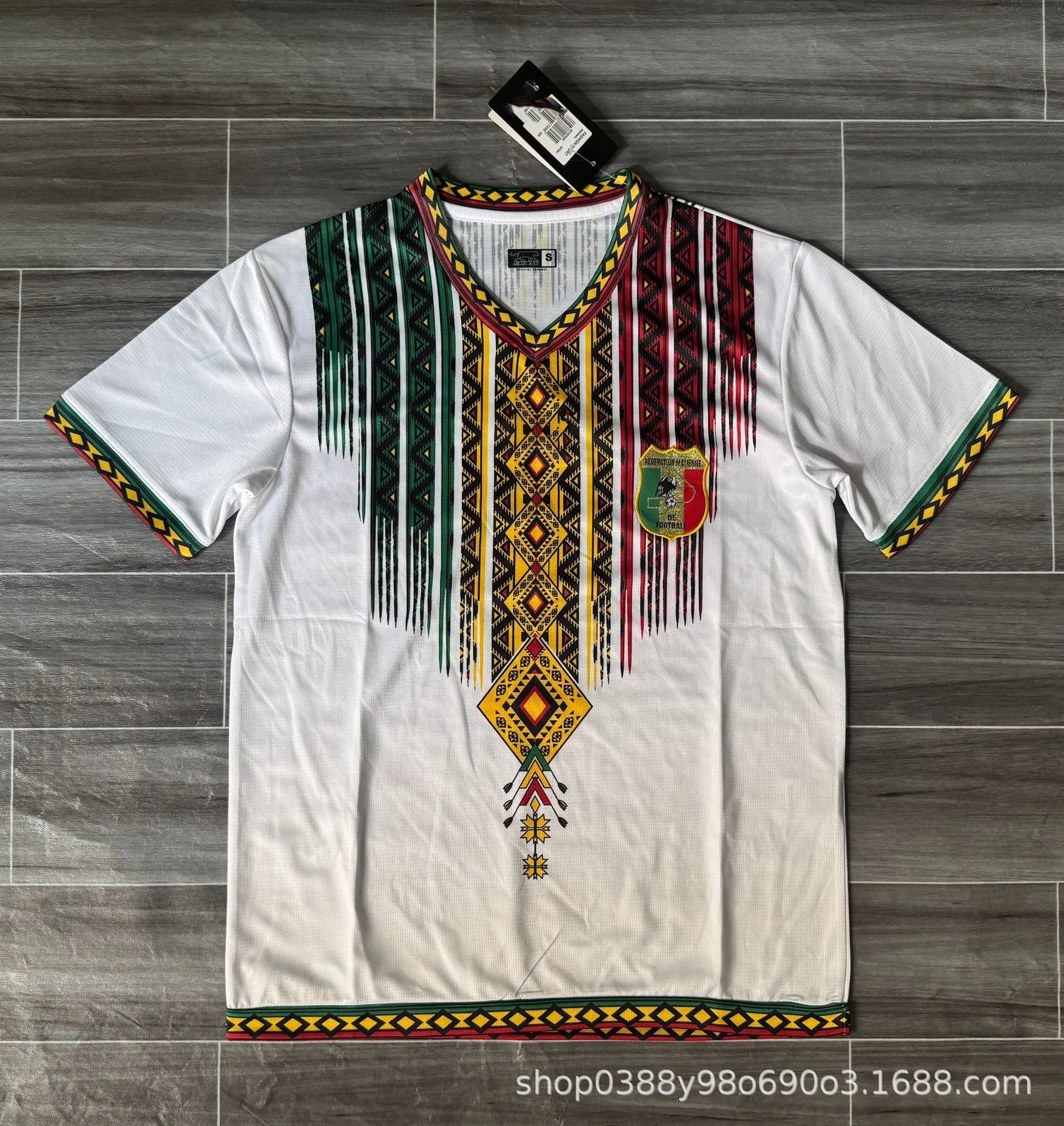 Design FECOFA Congo National Team Away Jersey Blue Jersey - 16