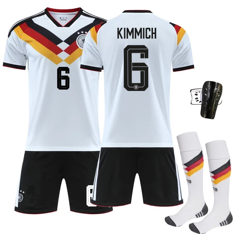 Design Germany National Team Inspired Soccer Jersey Set White / Black / Red / Yellow Jersey - 5