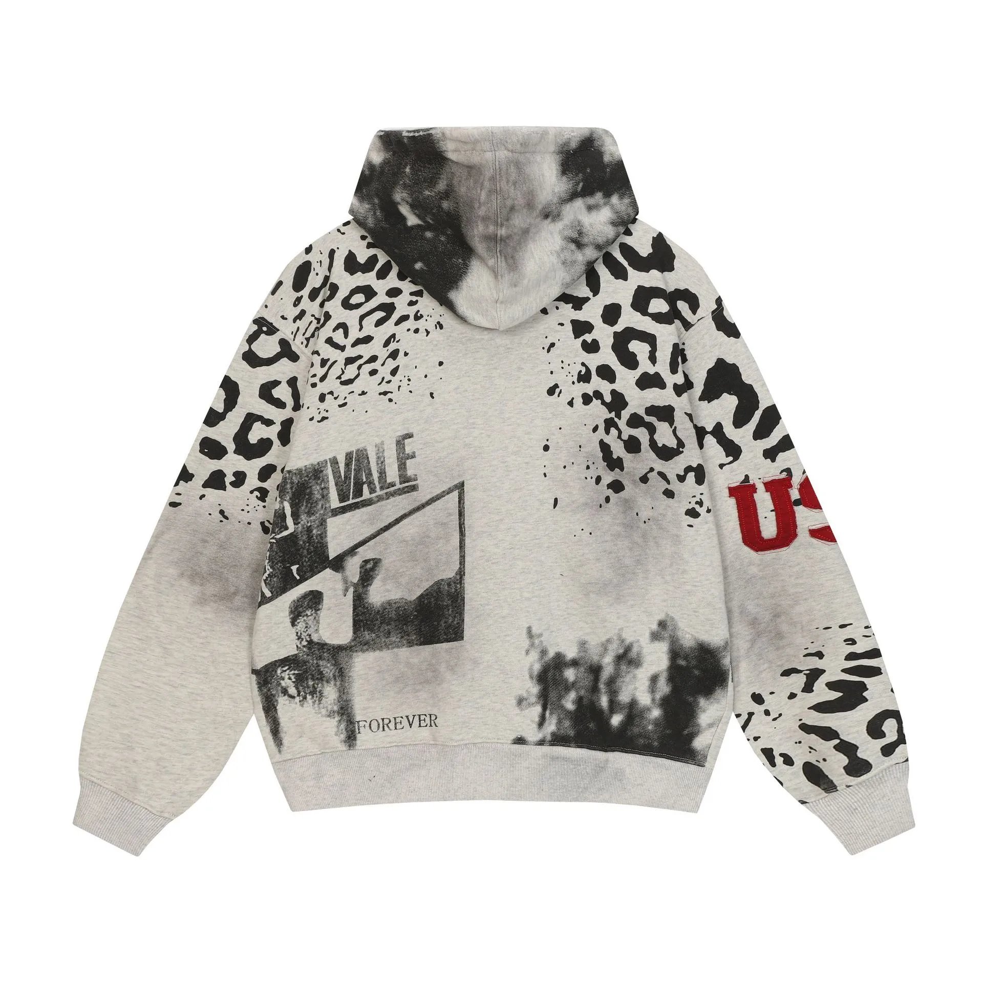Design Vale Dreams Eagle Print Pink Zip-Up Hoodie - 3