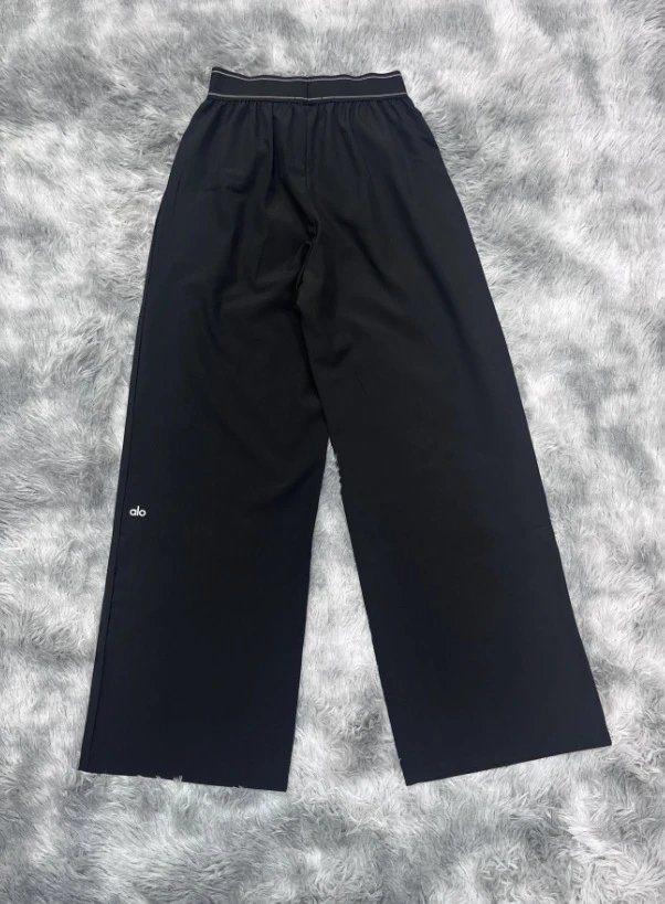 Design Wide-Leg Flowy Pants Black - 9