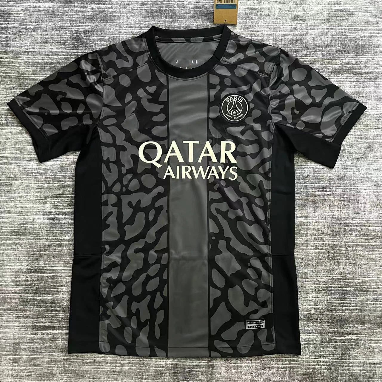 Juventus 2021-22 Home Jersey Black White Yellow Striped Football Jersey - 6