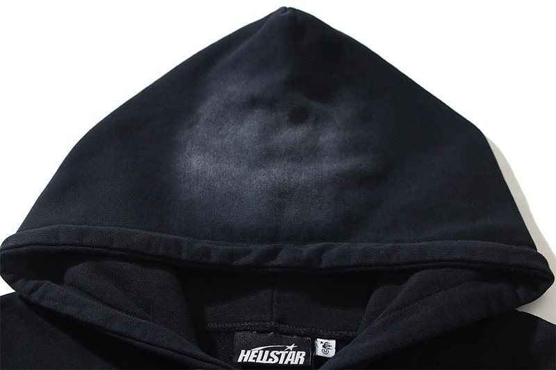 Hellstar X-Star Sports Graphic Hoodie Black with Neon Green - 16