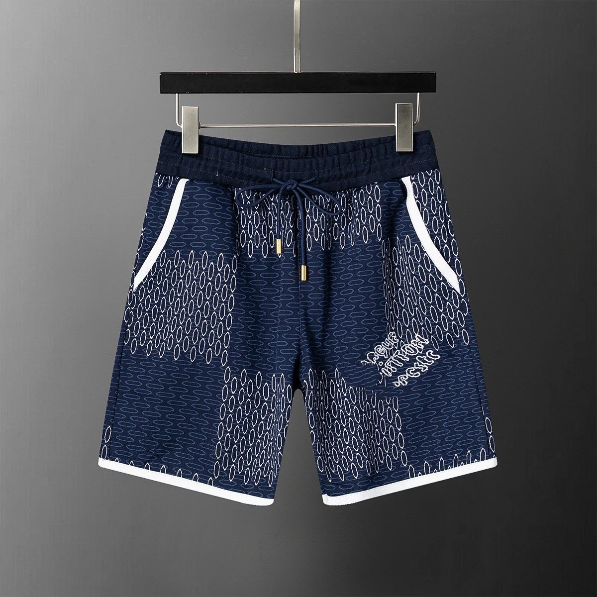 Gucci GG Monogram Print Drawstring Waist Shorts Black - 3