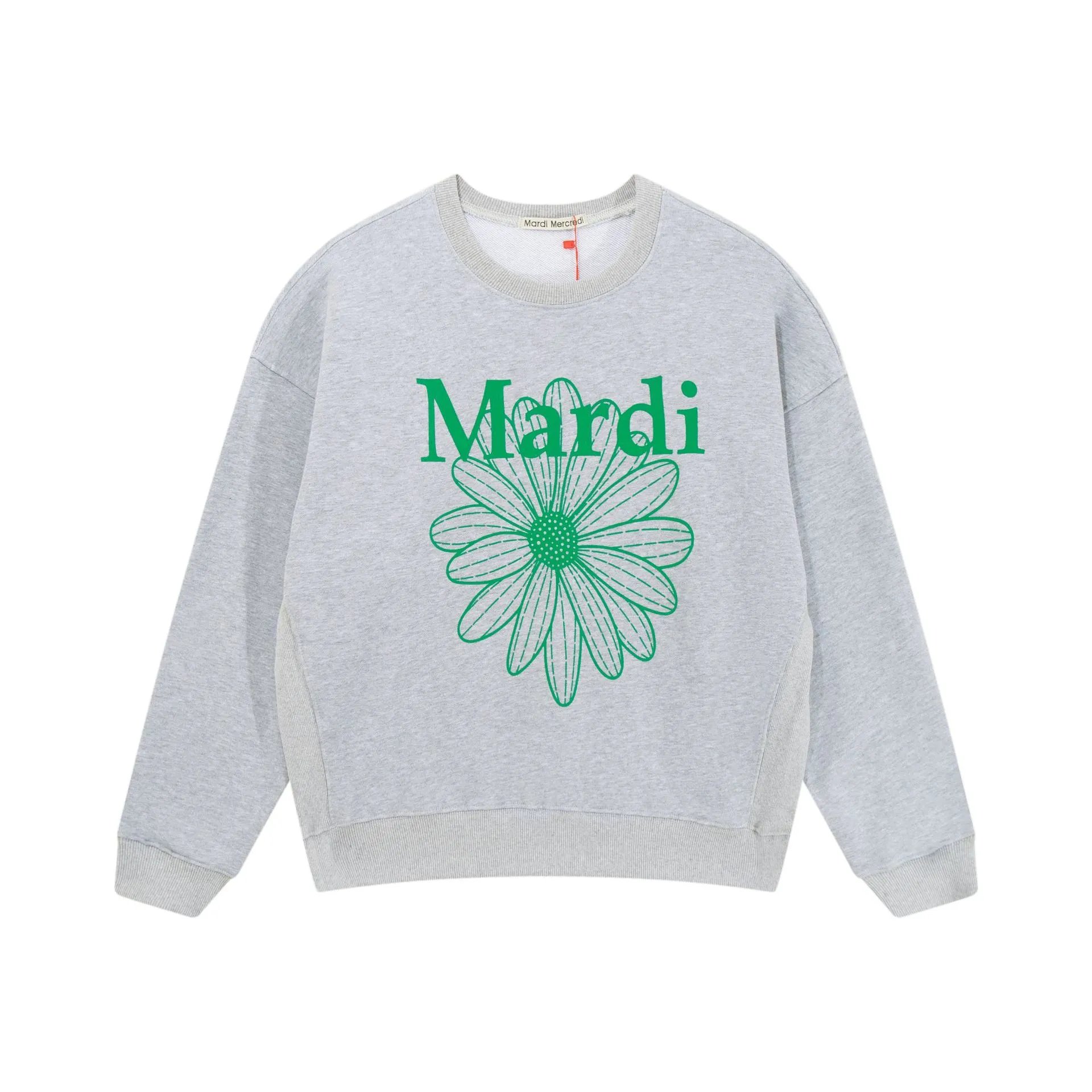 Mardi Mercredi Daisy Print Red Hoodie - 7