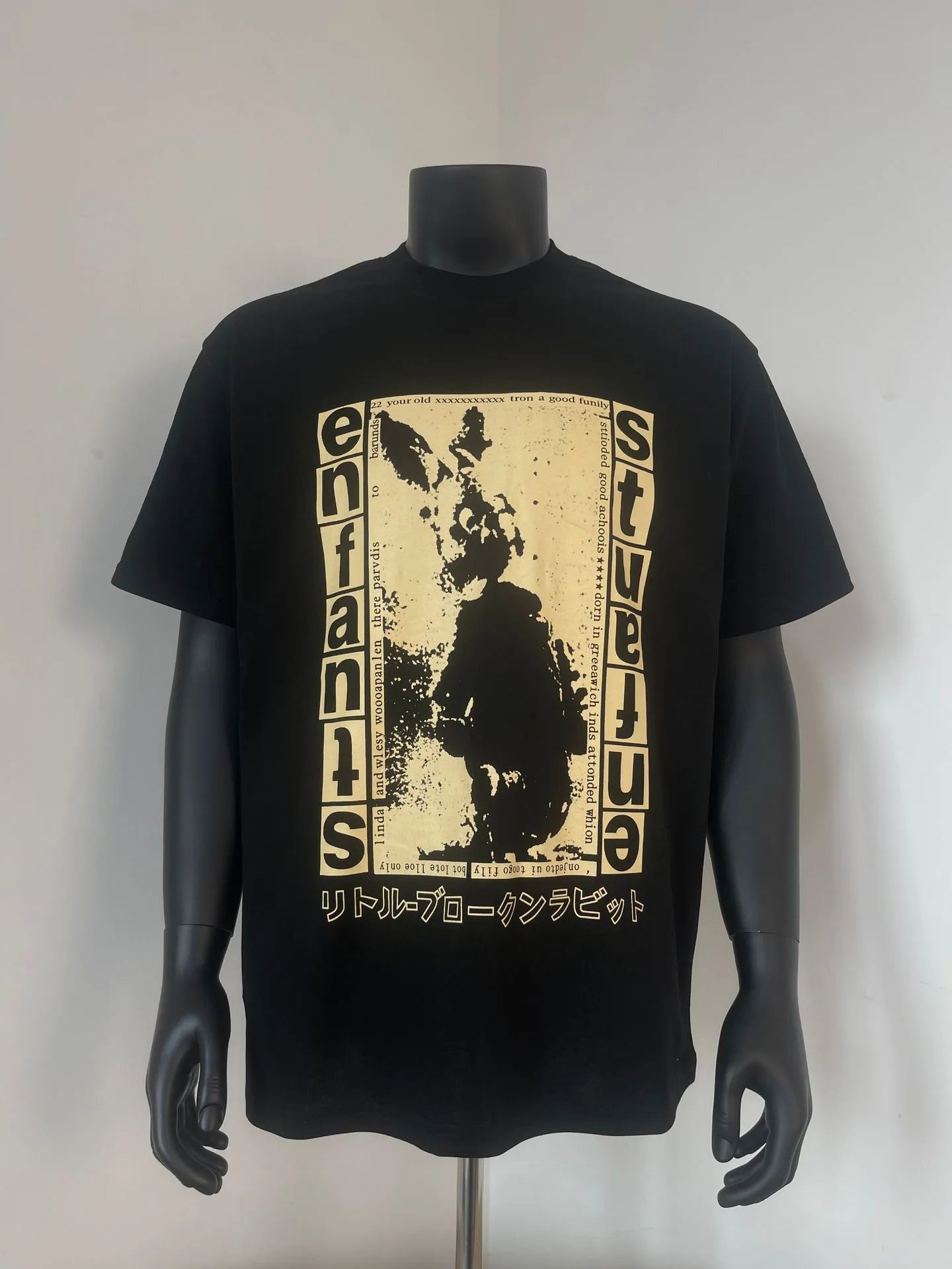 Design Ideology Material T-Shirt Black - 12
