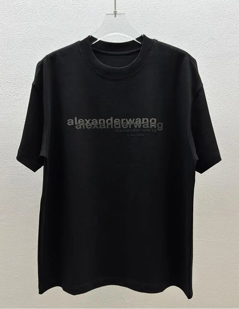 Alexander Wang Logo Neckband T-Shirt Black - 30