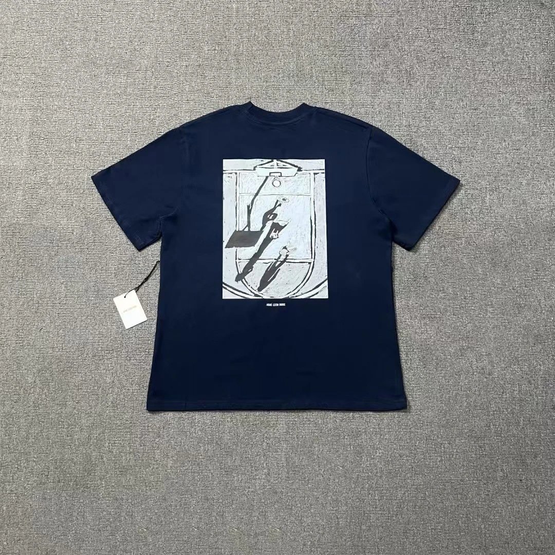 Aimé Leon Dore Apple Logo T-Shirt Black and White - 12