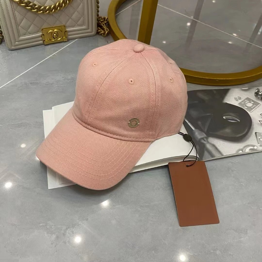 Chanel Logo Pin Baseball Cap Black - 4