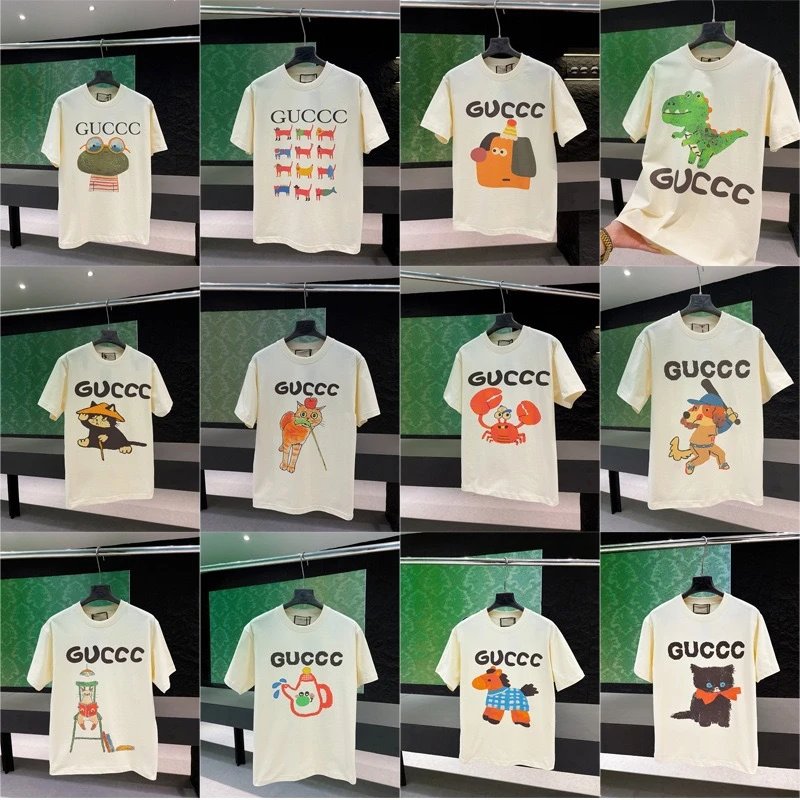 Gucci Crab Print Graphic T-Shirt Off-White - 2
