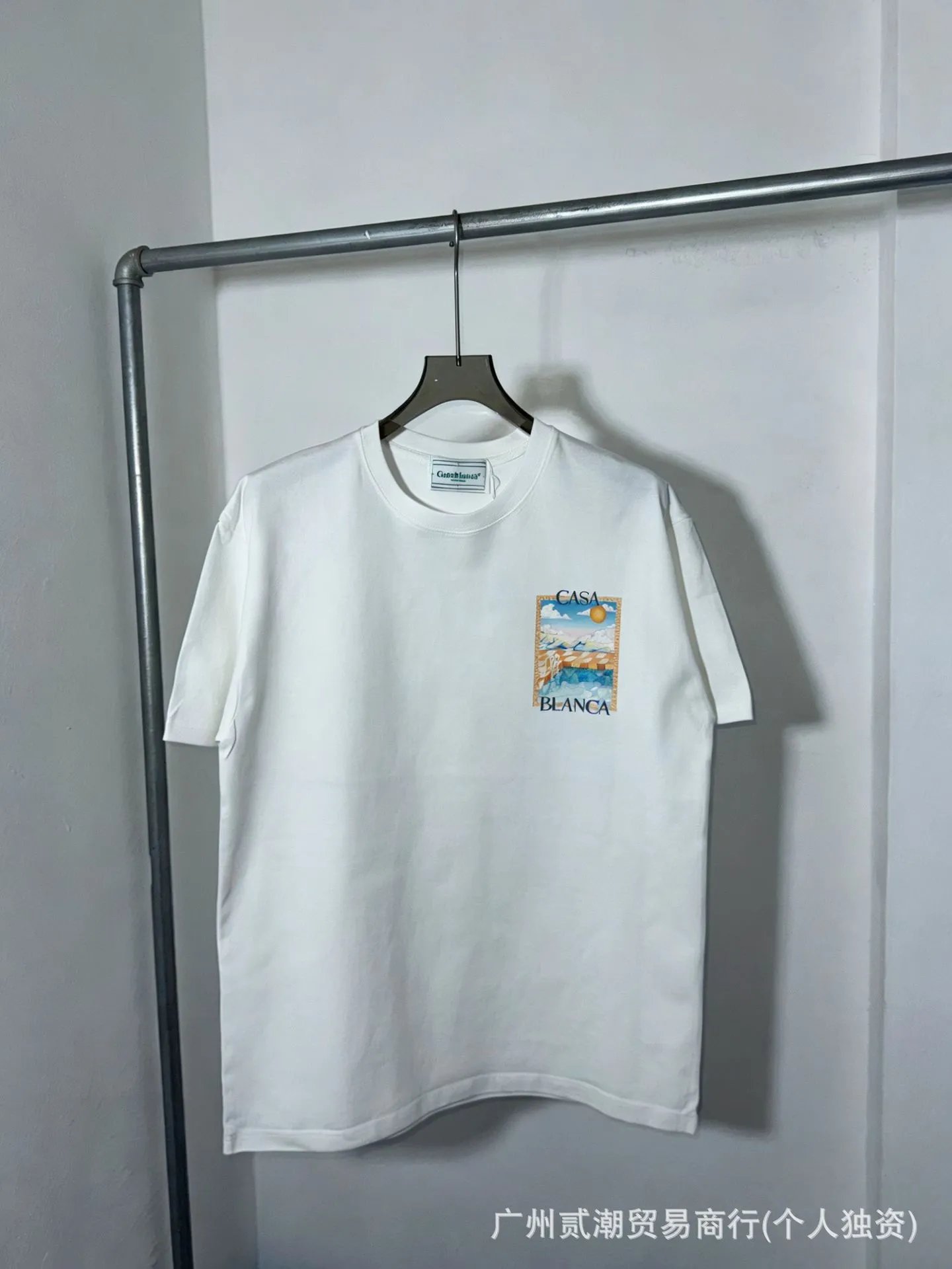 Casa x BLANCA Graphic Print White T-Shirt - 6