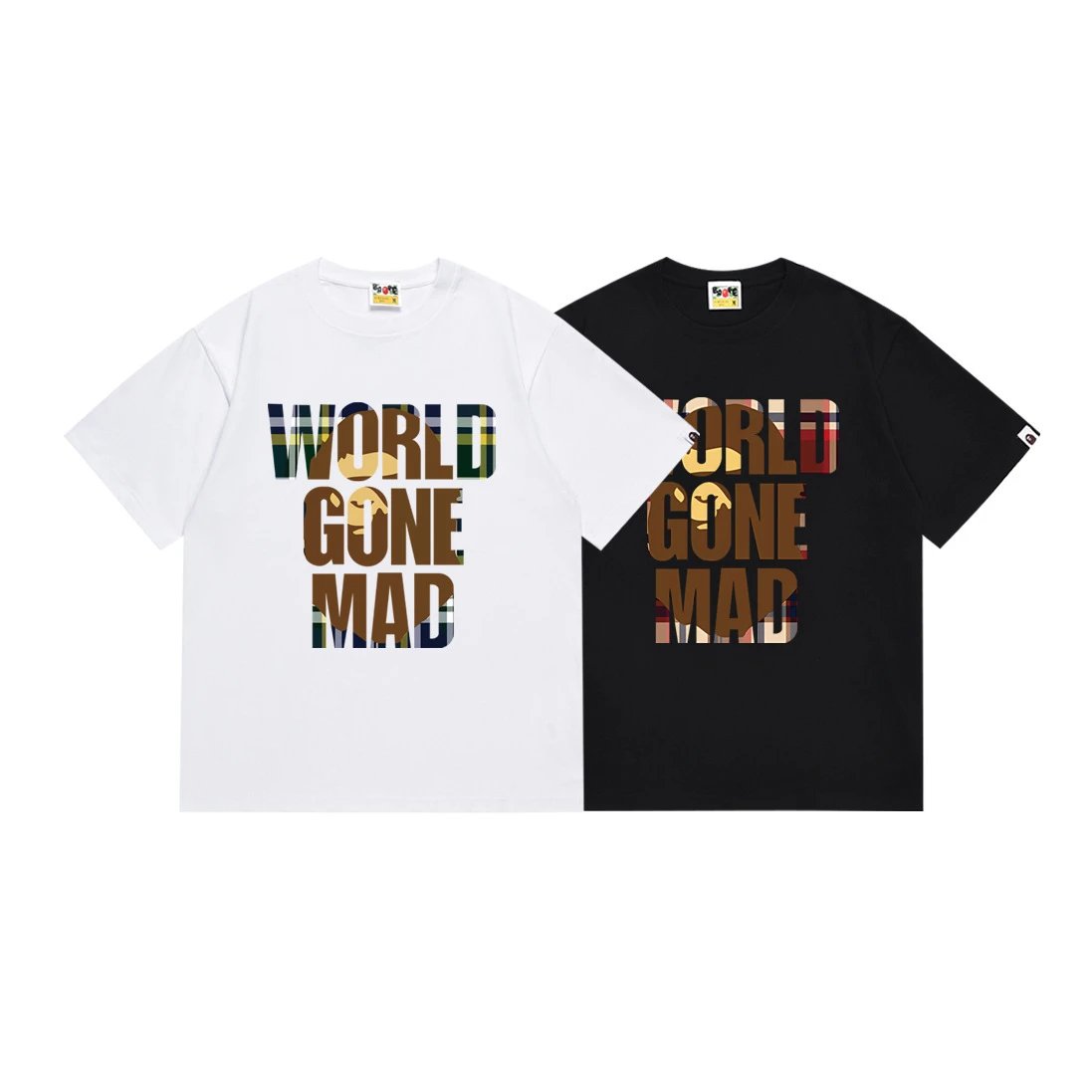 A Bathing Ape Graphic Print White T-Shirt - 4