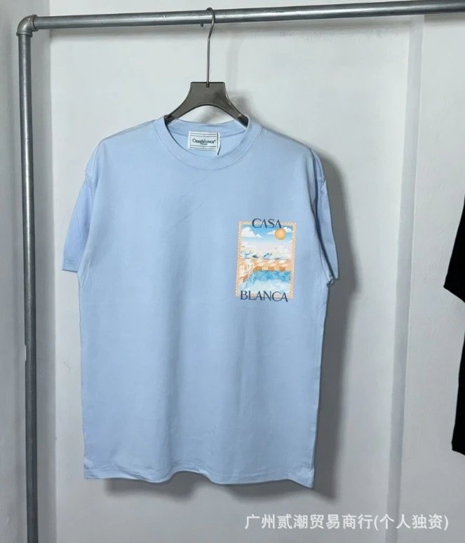 Casa x BLANCA Graphic Print White T-Shirt - 10