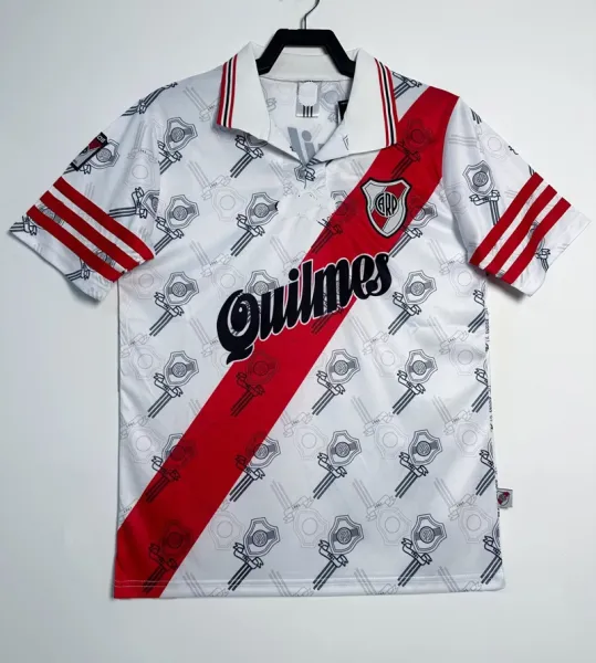 Design River Plate x Quilmes 1990s Away Jersey White / Red Jersey - 1