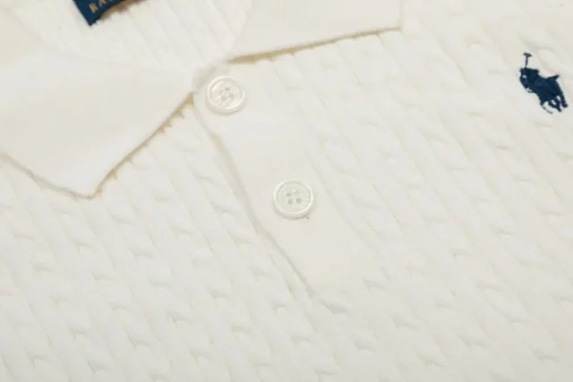 Polo Ralph Lauren Knitwear Short-Sleeve Cable-Knit Shirt product detail image 6