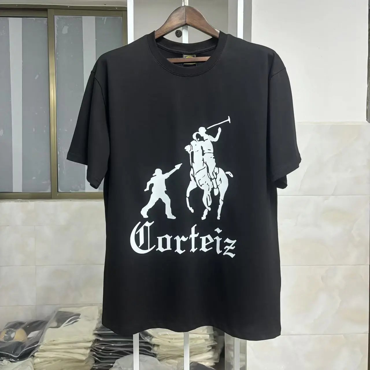 Corteiz Polo Player T-Shirt White - 26