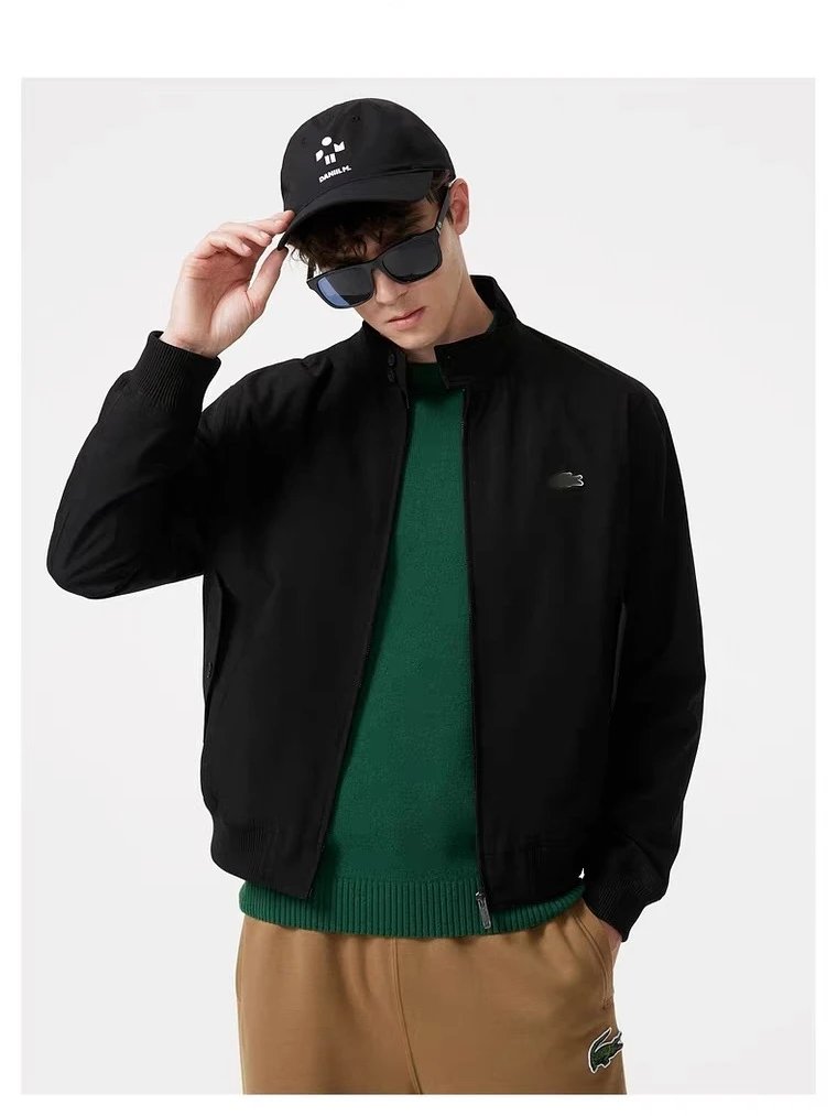 Lacoste Harrington Jacket Beige Outerwear - 5