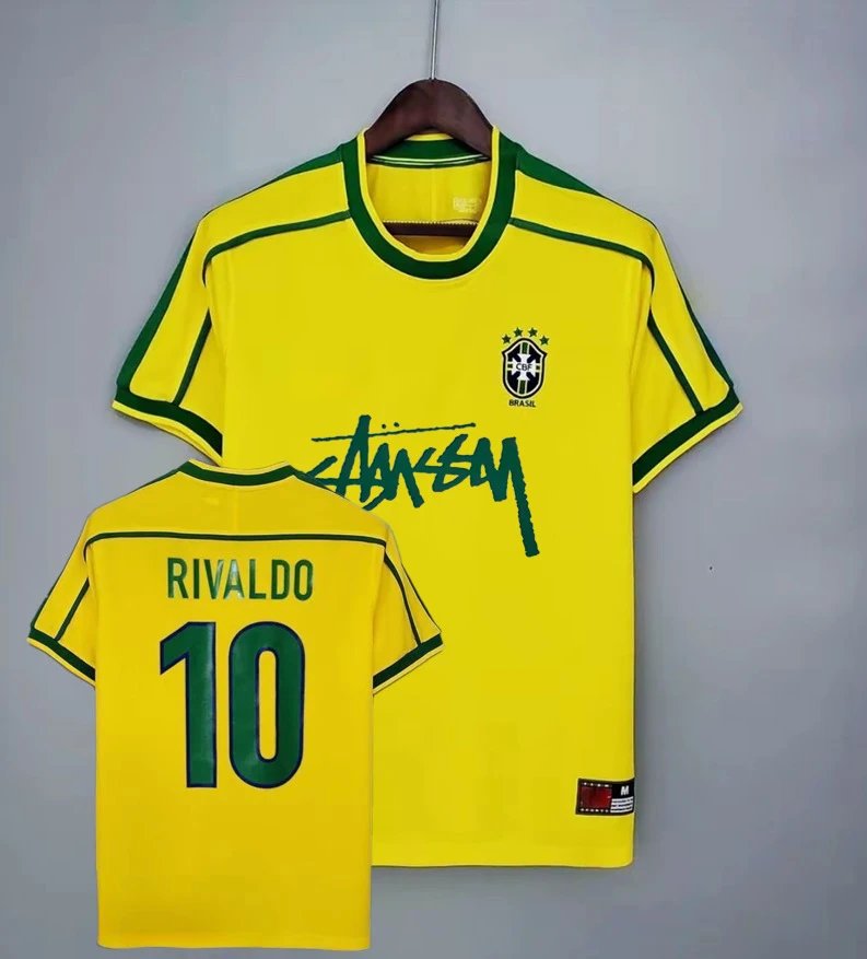 CBF Brazil National Team Ronaldinho #11 Yellow Jersey - 22