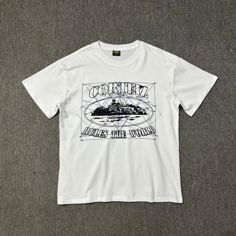 Corteiz Gun Script White T-Shirt - 9