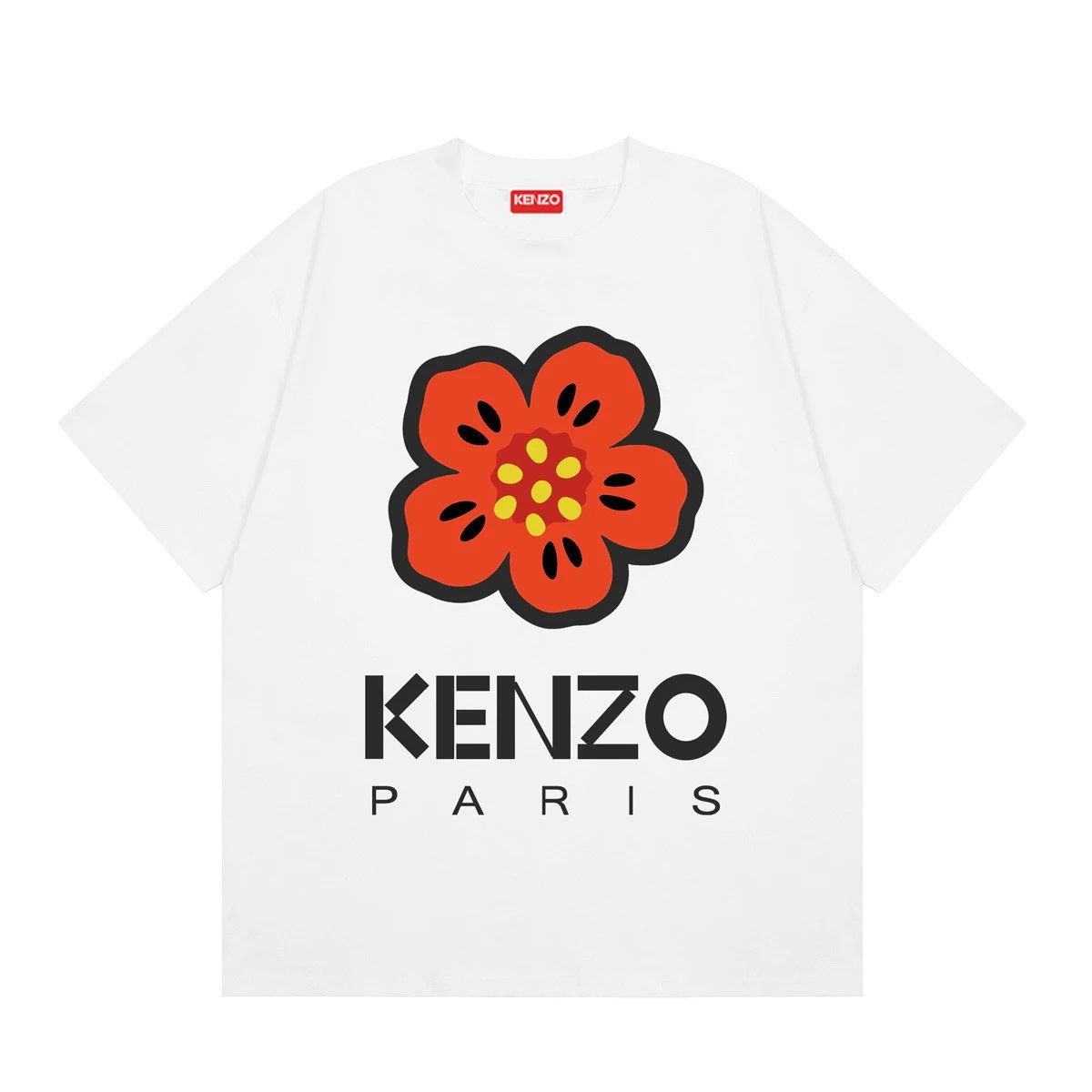 Kenzo Interlocking Rings White T-Shirt - 7