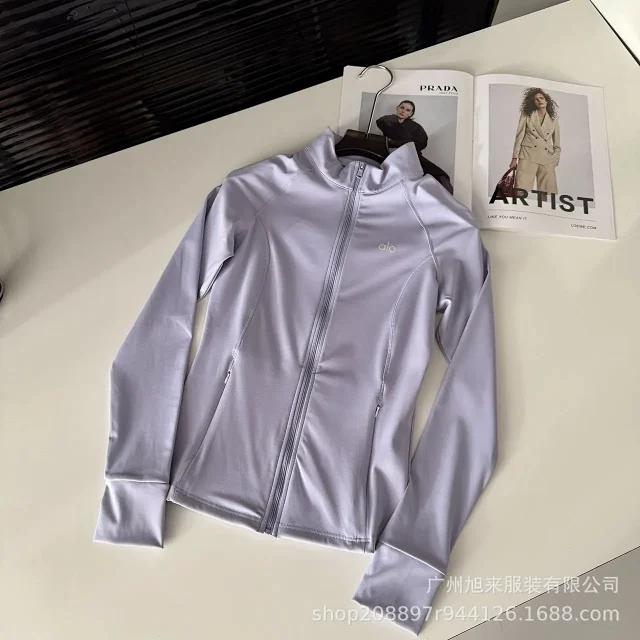 Alo Jackets Full-Zip Stand-Collar Jacket with Zip Pockets product detail image 6