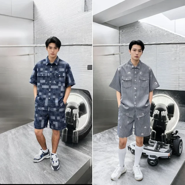Louis Vuitton Matching Sets Short-Sleeve Shirt and Shorts Set product detail image 3