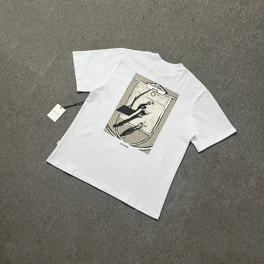 Aimé Leon Dore Apple Logo T-Shirt Black and White - 13