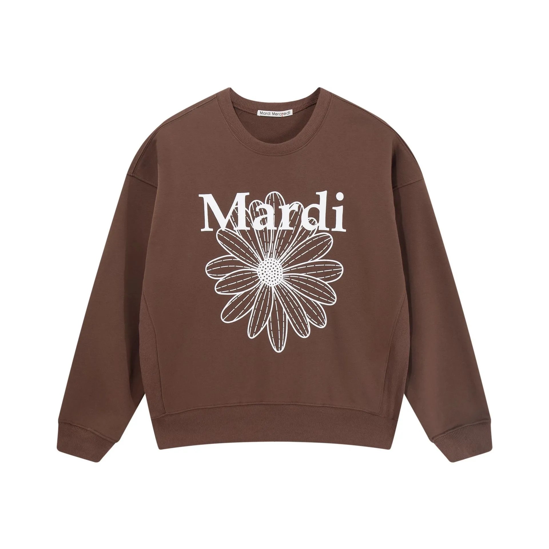 Mardi Mercredi Daisy Print Red Hoodie - 9