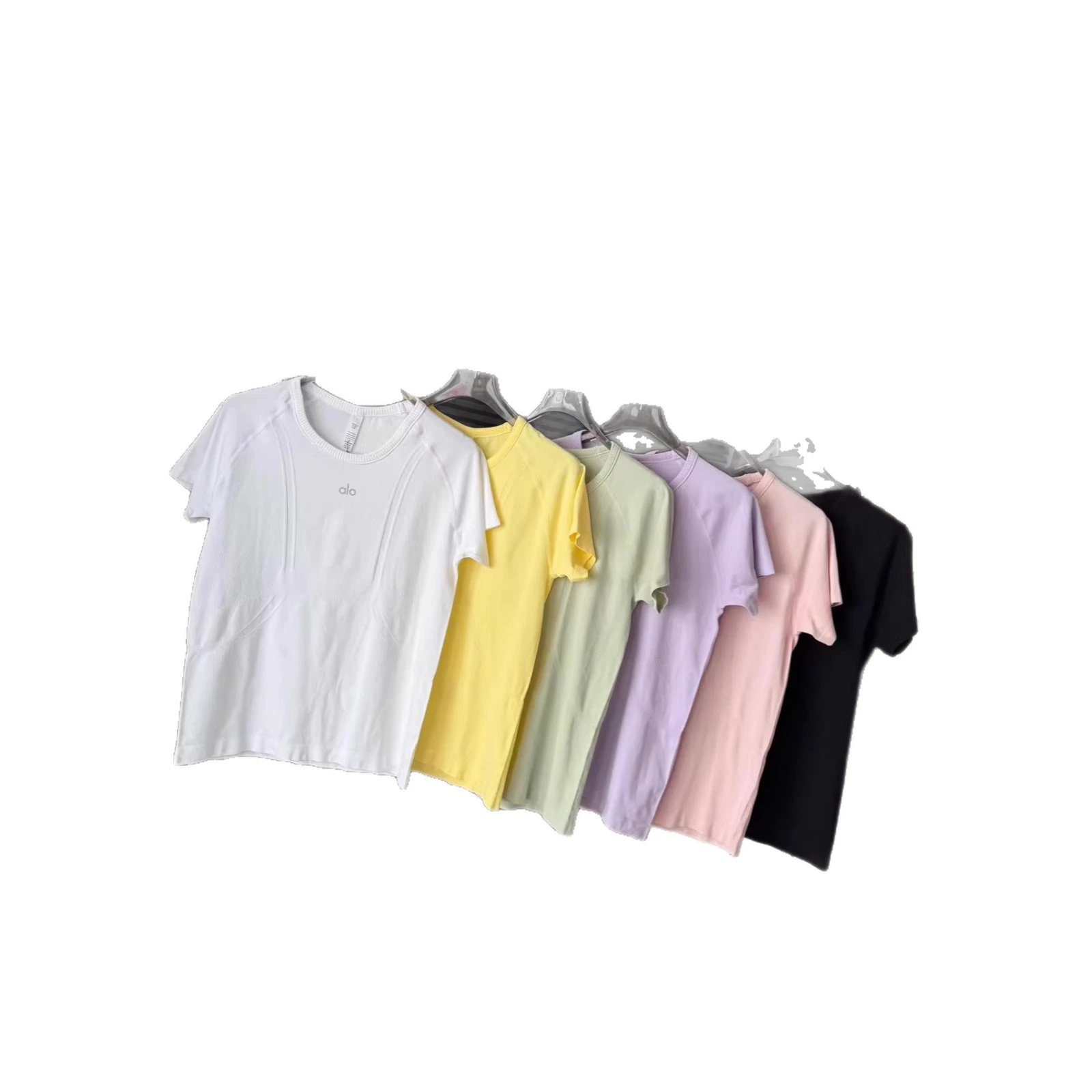 Alo Yoga T-Shirts Seamless Short-Sleeve Crewneck Performance T-Shirt image 5