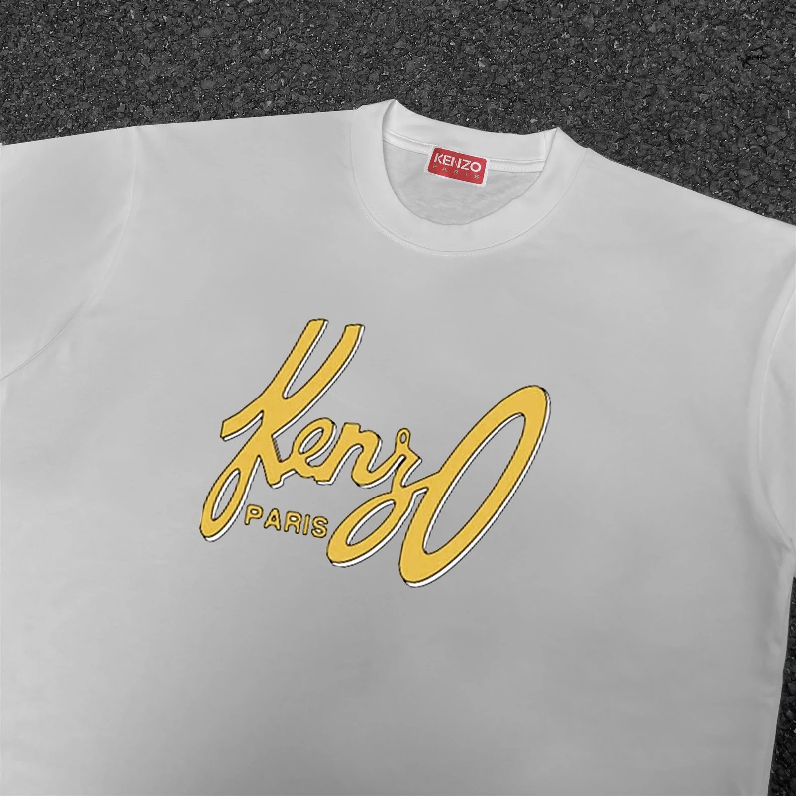 Kenzo Interlocking Rings White T-Shirt - 19