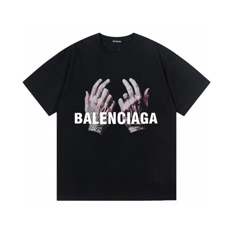 Balenciaga T-Shirts Logo Print Crew Neck image 4