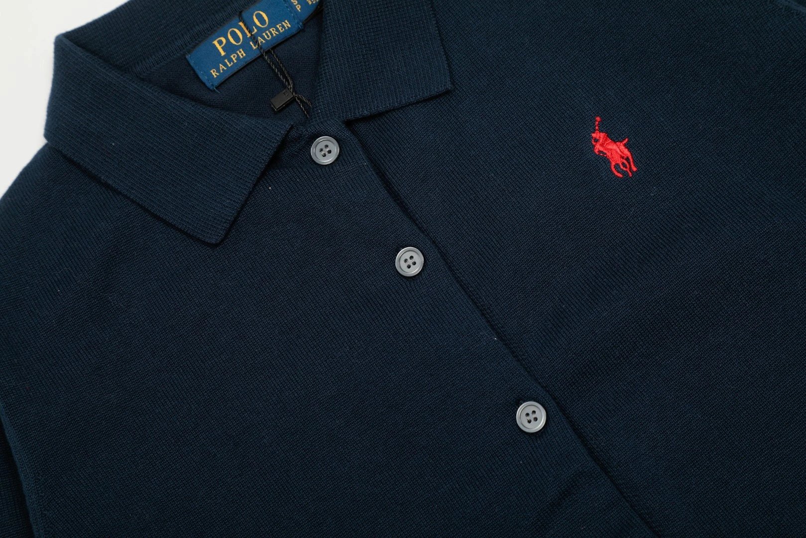 Polo Ralph Lauren Classic Cotton Cardigan Red - 6