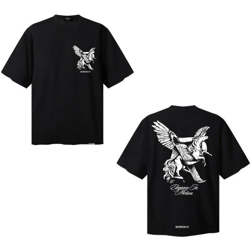 Represent Elegance in Motion T-Shirt Black - 11