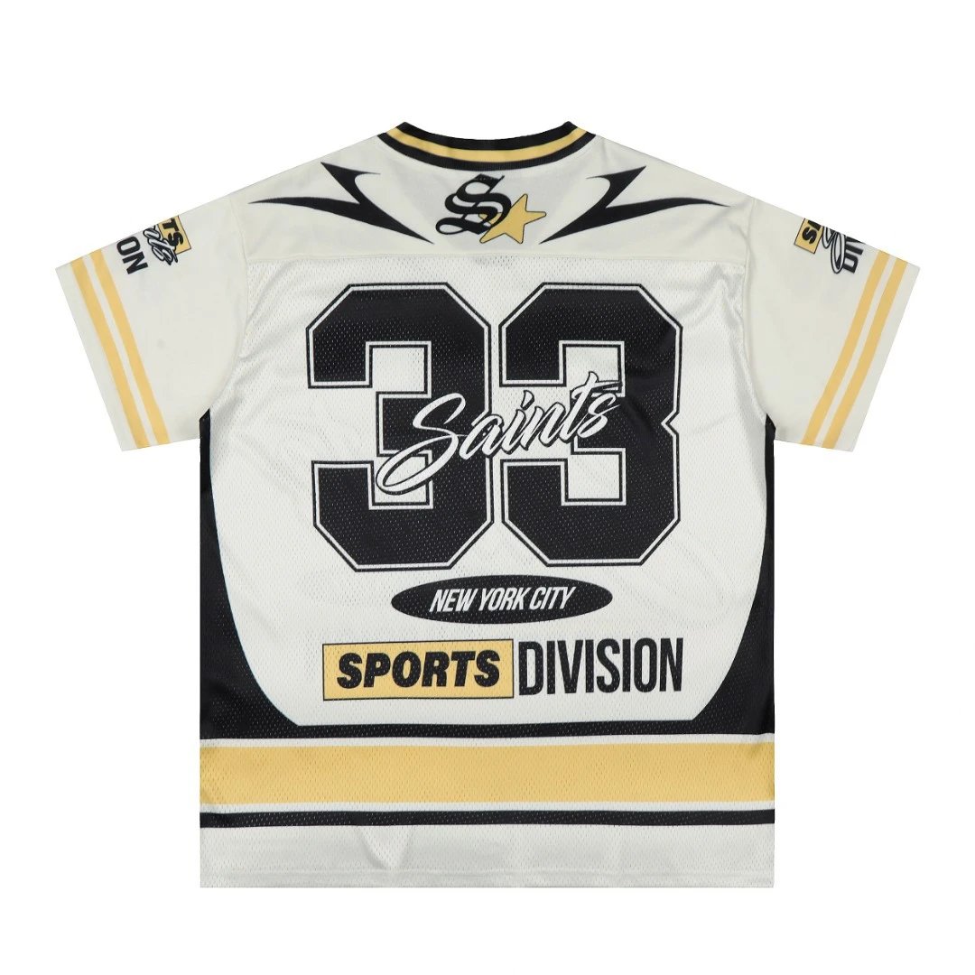 Design Saint FC Yellow Green V-Neck Jersey - 5