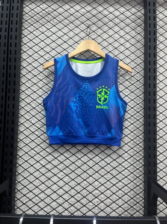 AC Milan Club América x Caliente.mx Crop Top Yellow / Black / Red / Blue Vest-Top Vest Top - 14