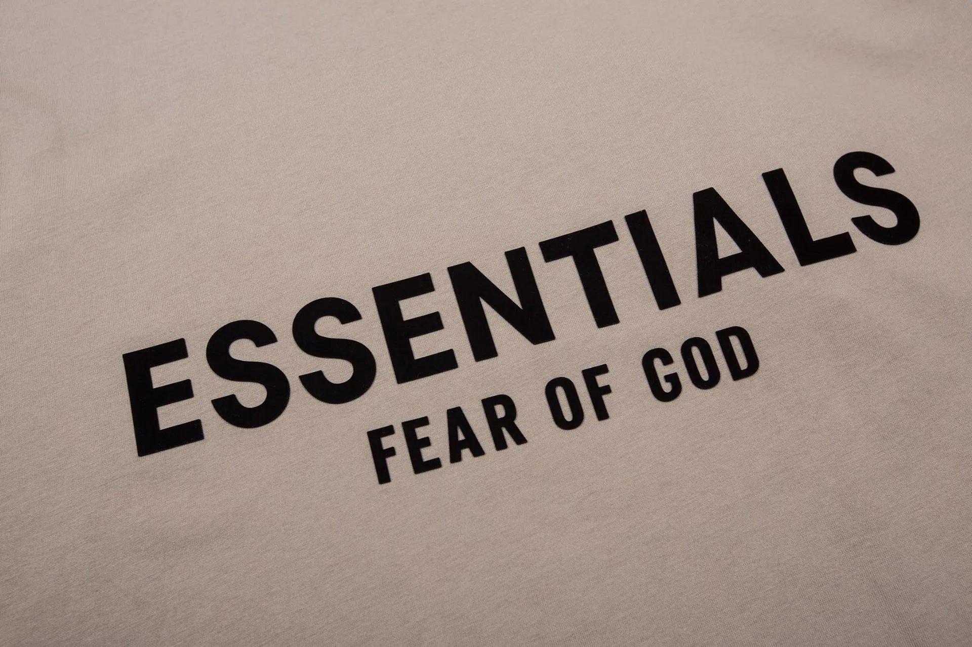 Fear of God Essentials Logo Print Black T-Shirt - 14