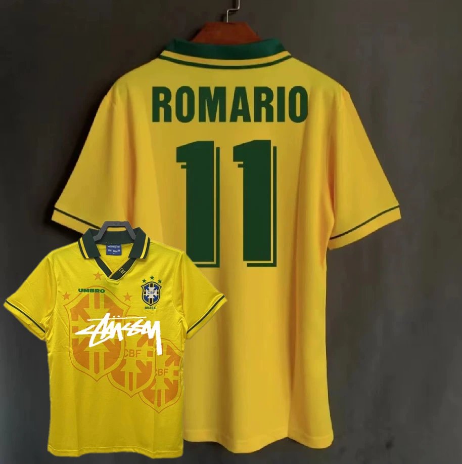 CBF Brazil National Team Ronaldinho #11 Yellow Jersey - 7
