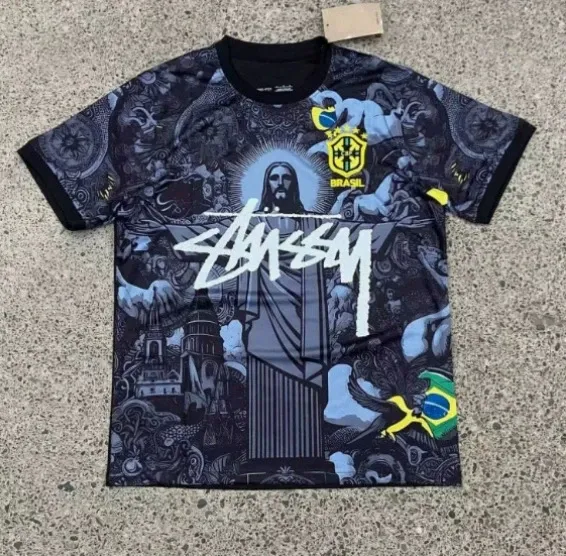 CBF Brazil National Team Training Jersey Black - 6