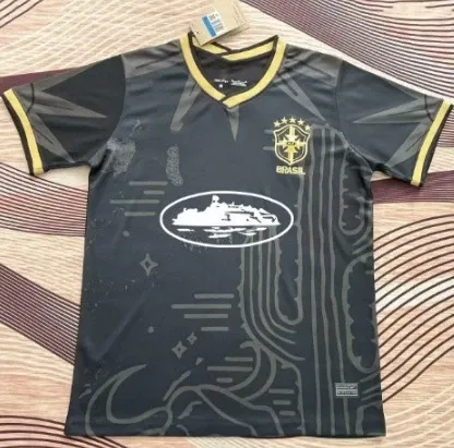 CBF Brazil National Team Training Jersey Black - 17