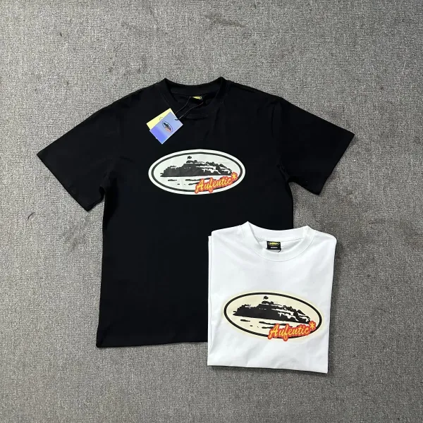 Design Four Stars Island Logo Black T-Shirt - 5