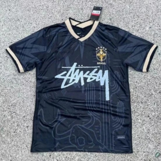 CBF Brazil National Team Training Jersey Black - 29
