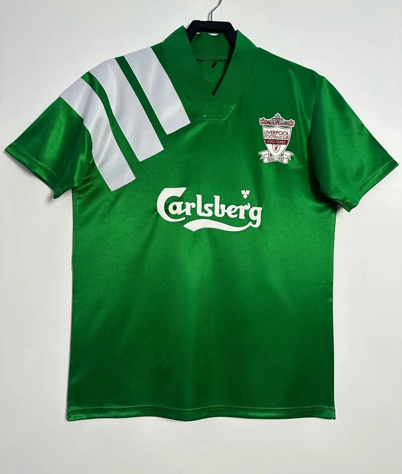 Design FC Bayern München 1993–94 Third Jersey Yellow Green Black Jersey - 26