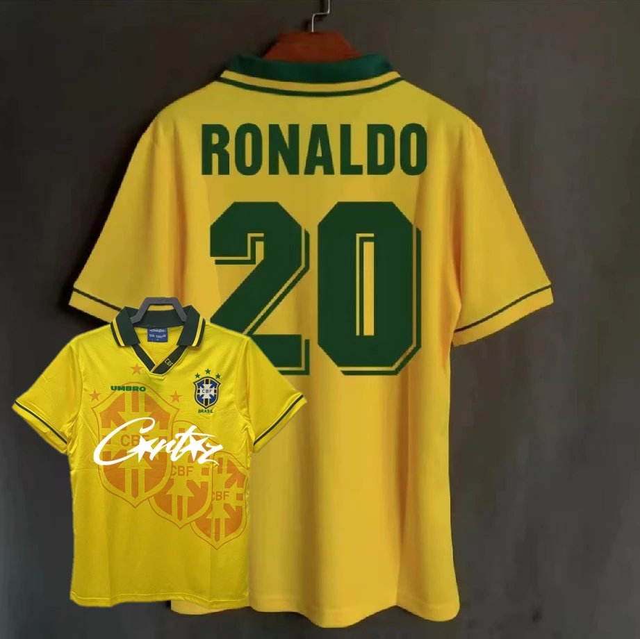 CBF Brazil National Team Ronaldinho #11 Yellow Jersey - 34