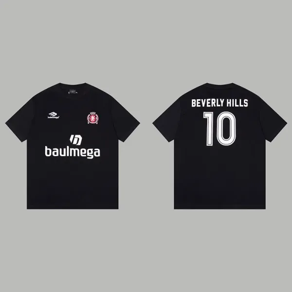 Balenciaga x Beverly Hills FC Jersey Black T-Shirt - 1