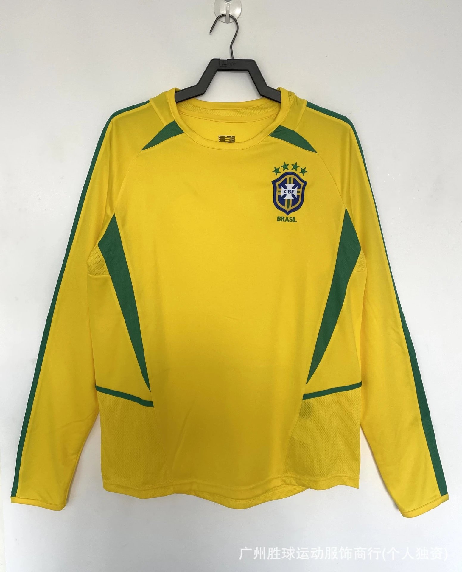 Argentina AFA 1994 Away Jersey Blue Black Diamond Pattern Long-Sleeve Soccer Jersey - 7